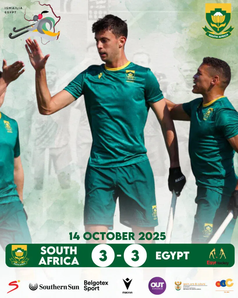 South Africa and Egypt Share the Spoils in African Hockey Classic