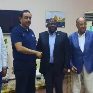 FIH President Tayyab Ikram met with H.E. Maj. Gen. Topply Mulambo Lubaya