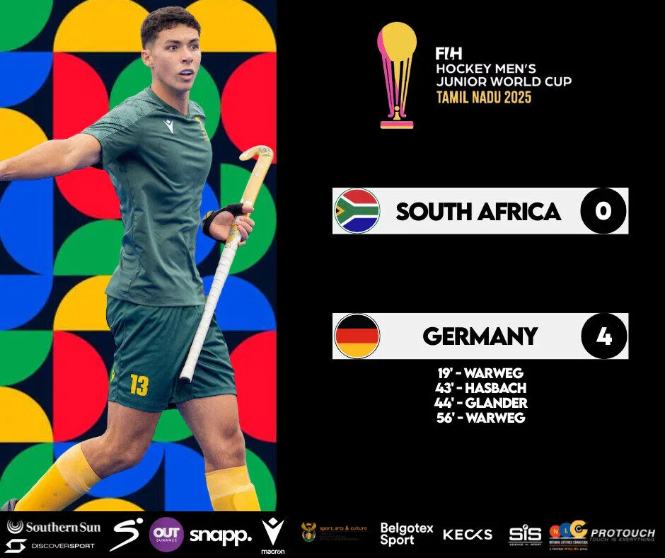 South Africa Show Fight in Tough Junior World Cup Opener Against Germany