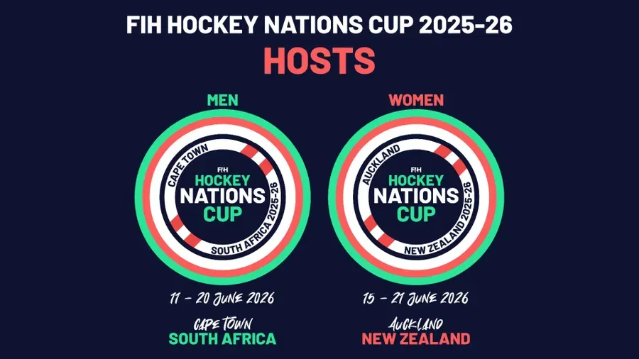 New Zealand and South Africa to host FIH Hockey Nations Cup 2025-26